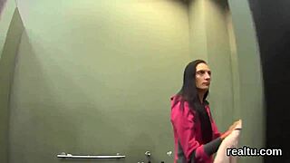 Glamorous Czech girl gets seduced in the mall and fucked in POV.