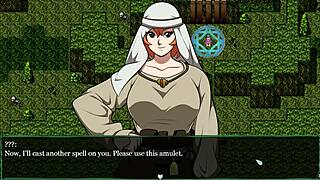 What does that pink-haired succubus want in this hentai game scene?