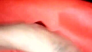 squirting first time with buttplug in tight bondage setup!