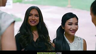 Avery Black & April Olsen Dive Into Lesbian Action at Midnight