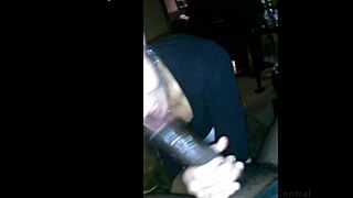 Hot Blonde Milf Sucks Dick And Balls