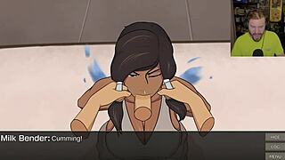 Why does avatar korra keep getting that cummy facial? It's getting worse!