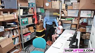 Teen Carolina Takes Officer's Hard Cock for Theft