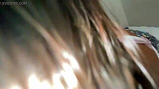 My hermanastra caught me masturbating and showed her amazing culo!