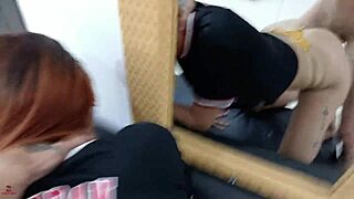 Fat and funny: Homemade video of a curvy amateur getting a blowjob