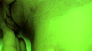 In this close-up scene, a couple engages in intense pussy play, focusing on the big pawg clit with moaning and orgasm.