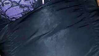 hey, she's masturbating with a dildo on the bed, feeling so good