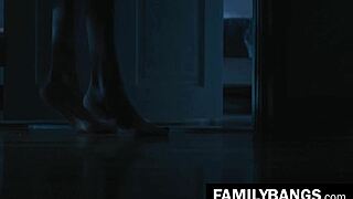 Hey, caught my stepsister sneaking into sis's room at night!