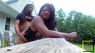 Lisa Rivera Gets FACE FUCKED Then DRILLED Hard in Backyard by Don Whoe