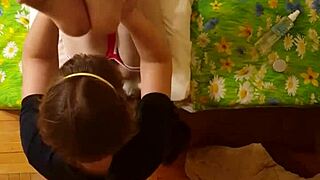 Anastasia Mistress dominates with strapon in rough Russian anal pegging scene