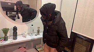 Burglar sneaks in through balcony to screw me hard