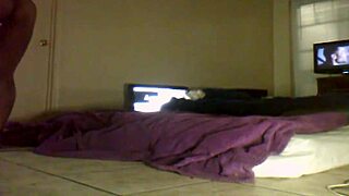 black ebony milf gets rough creampie in ghetto pussy raw