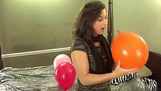 Feeling the joy of popping balloons while chewing gum