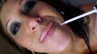 Crystal's Lip Gloss Leaves Seductive Marks On Her Lips And More