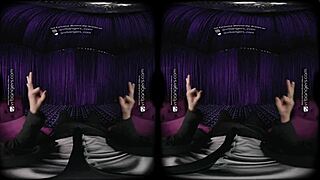 Ivy Wolfe dominates in intense VR burlesque group scene