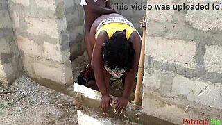 We nearly got caught screwing outdoors!