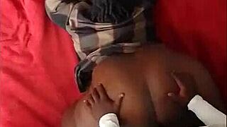 Melanie bends over for doggystyle