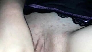 hey, she's masturbating with a dildo on the bed, feeling so good