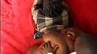 Melanie bends over for doggystyle