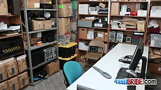 Redhead's BBW Ass Smashed in Office?