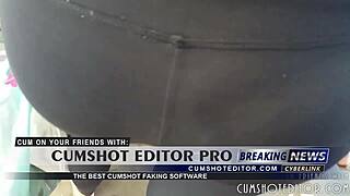 spying on cute teen's ass in public with hidden cam