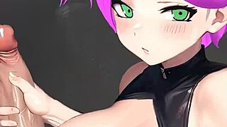 step mother with long legs masturbating in hentai