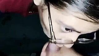 Wife Gives Blowjob And Swallows Every Last Drop!