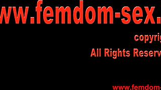Femdom suck: A dominatrix's blowjob