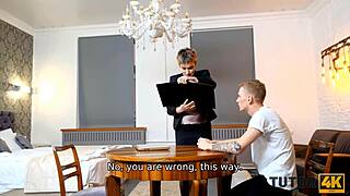 So, everyone knows he's a charmer, yet he still bangs the tutor hard!