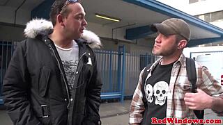 brunette dutch woman banged by tourist in reality