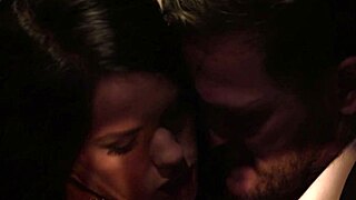 Megan Rain is doing her striptease and giving a blowjob, then getting a facial.