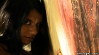 This hot brunette milf teases with a sensual strip