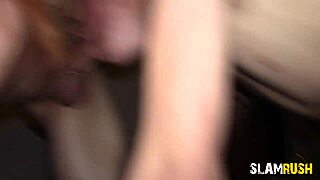 the little bitch gets slammed hardest in this gay scene