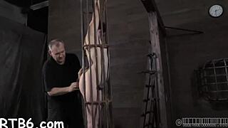 Tied Slave Gets Her Pussy Gratified!