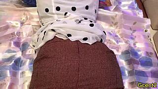 Proving love through intimate touches.