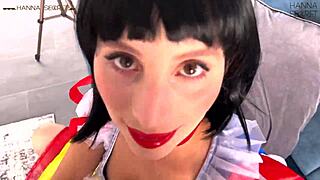 Does Schneewittchen cosplay involve dirty blowjobs for Hanna Secret?