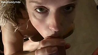 Intense Blowjob After Massage Leading to Cum