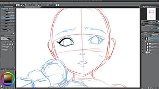 Speed Drawing - Kairi Footjob