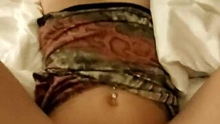 latina teen cums hard when i play with her clit and small tits 😍