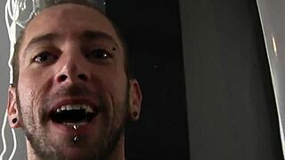 tight stud gets his asshole penetrated raw in a sex swing orgy