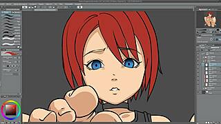 Speed Drawing - Kairi Footjob