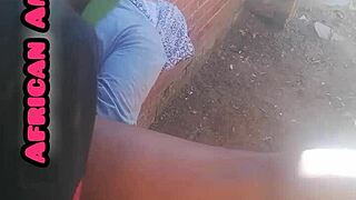 African Amateur Sucks Big Black Cock