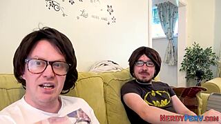 A curious newbie is tricked into a first-time encounter with a nerd in a British amateur reality show.