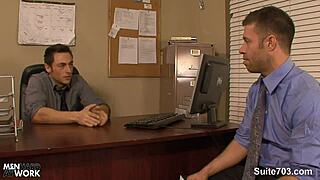 Office Gays Bang Hard, But Keep It Secret?