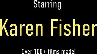 It's time to watch Karen Fisher licking pussy