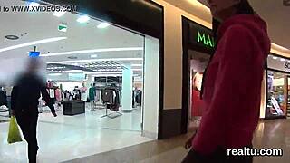 Hey, glamorous Czech nympho, wanna ride POV at the shopping centre?