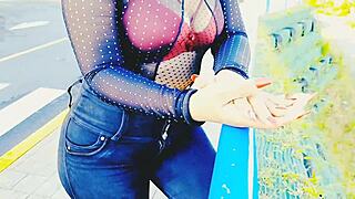 My sister-in-law has a huge ass, so I set my phone to record and see what happens