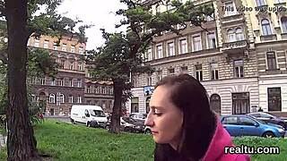 Hey, glamorous Czech nympho, wanna ride POV at the shopping centre?