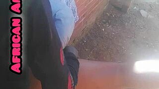 African Amateur Sucks Big Black Cock