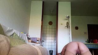 The brunette couple enjoys rough cowgirl and facial cumshots